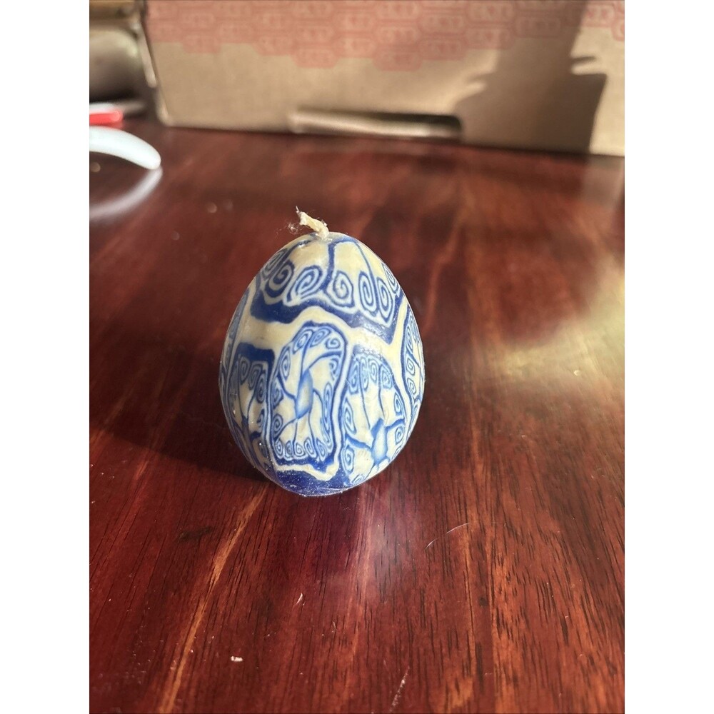 Vintage Egg Shaped Candle